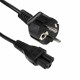 CABLE DE ALIMENTACIÓN TRÉBOL PARA CARGADORES IEC-60320 C5