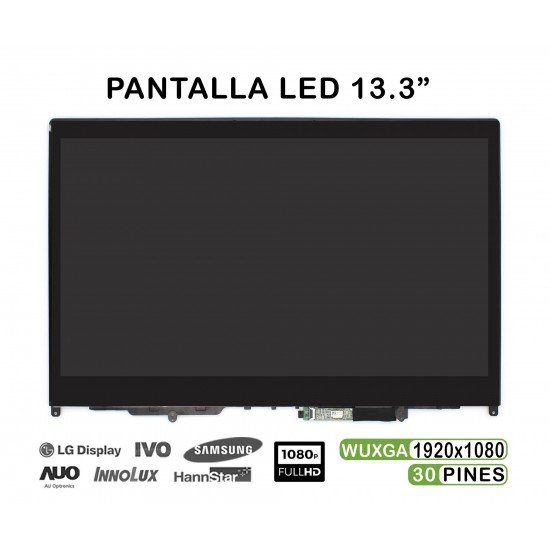 PANTALLA CON TÁCTIL DE 13.3" PARA PORTÁTIL LENOVO THINKPAD X380 YOGA 20LH