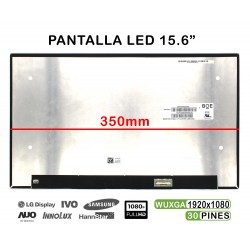 PANTALLA LED DE 15.6" PARA PORTÁTIL NV156FHM-N4H NV156FHM-N4M FHD 350MM