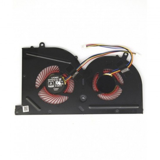 VENTILADOR CPU PARA PORTÁTIL MSI GS63VR GS73VR RED BLADES BS5005HS-U2L1