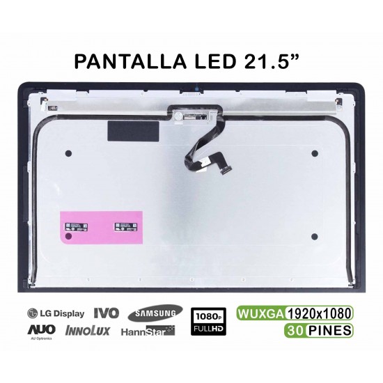 PANTALLA LED PARA APPLE IMAC A1418 21.5" AÑO 2012-2013 LM215WF3-SDD5 PANTALLA LED PARA APPLE IMAC A1418 21.5" AÑO 2012-2013 LM215WF3-SDD5
