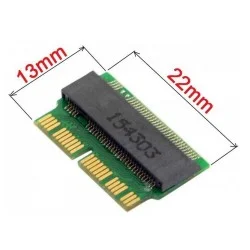 ADAPTADOR SSD M.2 PARA PORTÁTIL APPLE MACBOOK AIR PRO A1465 A1466 A1502 A1398 2013-2015 ADAPTADOR SSD M.2 PARA PORTÁTIL APPLE MACBOOK AIR PRO A1465 A1466 A1502 A1398 2013-2015
