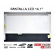 PANTALLA LED DE 14.1" PARA PORTÁTIL B141PW04 LTN141BT09 LP141WP3-TLA1 PANTALLA LED DE 14.1" PARA PORTÁTIL B141PW04 LTN141BT09 LP141WP3-TLA1
