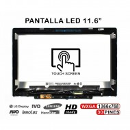 PANTALLA LED TÁCTIL CON MARCO DE 11.6" PARA PORTÁTIL LENOVO CHROMEBOOK 300E 2ND GEN 81QC MTK CON G-SENSOR