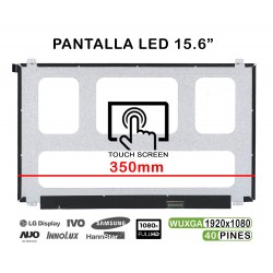 PANTALLA LED TÁCTIL DE 15.6" PARA PORTÁTIL NV156FHM-T00 350MM 1920X1080 40 PINES ESPECIAL