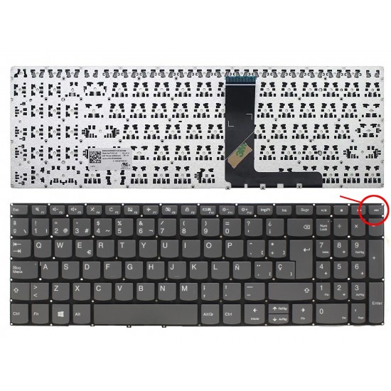 TECLADO PARA PORTÁTIL LENOVO IDEAPAD V330-15ISK V330-15IKB S340-15IIL