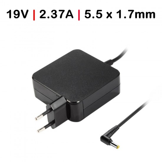 CARGADOR PARA PORTÁTIL ACER ASPIRE E5 E5-422 SERIES ADP-45HE B 19V 2.37A 5.5 X 1.7MM 45W PARED CARGADOR PARA PORTÁTIL ACER ASPIRE E5 E5-422 SERIES ADP-45HE B 19V 2.37A 5.5 X 1.7MM 45W PARED