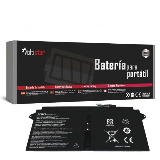 BATERÍA PARA PORTÁTIL ACER ASPIRE S7-391 ULTRABOOK 13.3" AP12F3J BATERÍA PARA PORTÁTIL ACER ASPIRE S7-391 ULTRABOOK 13.3" AP12F3J