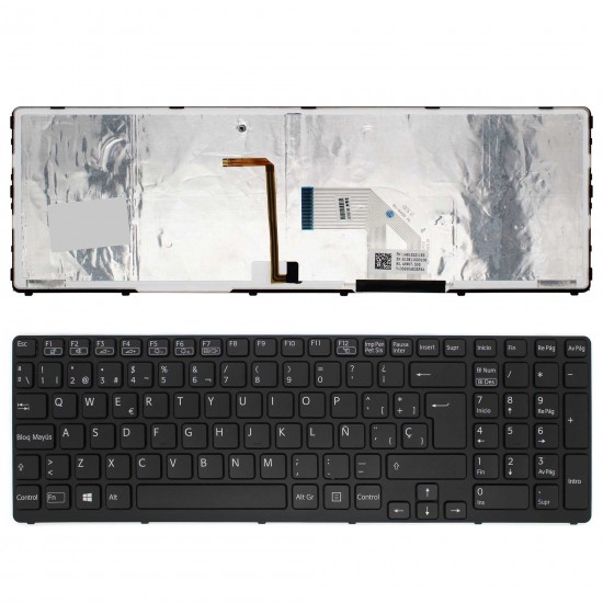 TECLADO RETOILUMINADO PARA PORTÁTIL SONY VAIO SVE1511M1E TECLADO RETOILUMINADO PARA PORTÁTIL SONY VAIO SVE1511M1E
