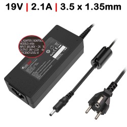 CARGADOR PARA PORTÁTIL TOSHIBA 19V 2.1A 3.5X1.35MM 40W