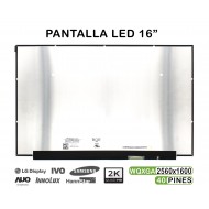 PANTALLA LED DE 16" PARA PORTÁTIL NE160QDM-N62 40 PINES