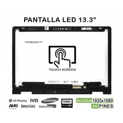 PANTALLA TÁCTIL LED DE 13.3" PARA PORTÁTIL DELL INSPIRON 13 5368 5378 5379 CON MARCO