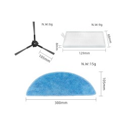 KIT DE RECAMBIOS PARA ASPIRADORA YEEDI Y1 PRO KIT DE RECAMBIOS PARA ASPIRADORA YEEDI Y1 PRO