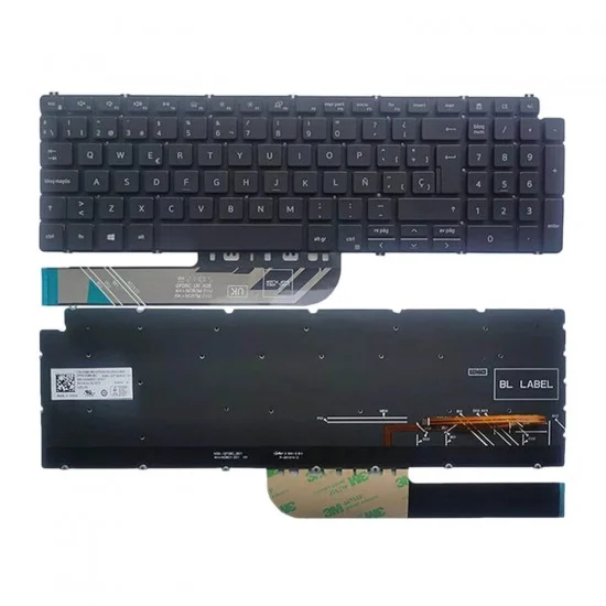 TECLADO PARA PORTÁTIL DELL INSPIRON 5000 5590 5591 5593 5594 5598 P42E P88F P90F G7P48 NEGRO