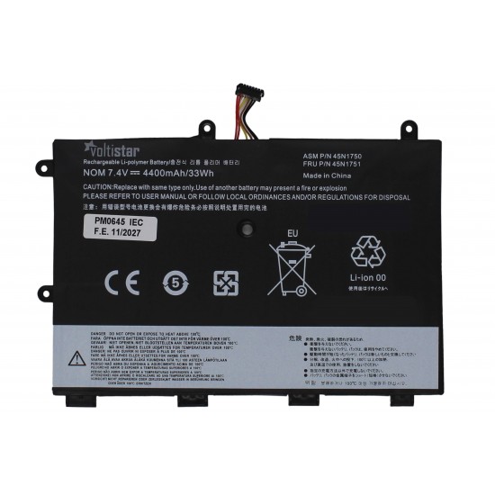 BATERÍA PARA PORTÁTIL LENOVO 45N1750 45N1748 45N1749 45N1751 7,4V 4300mAh