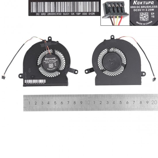 VENTILADOR PARA PORTÁTIL LENOVO RESCUER 14 15-ISK Y41 Y51