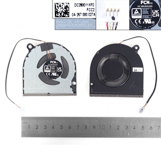 VENTILADOR PARA PORTÁTIL ACER SWIFT X SFX16-51G SWIFT 3 SF316-51 N20C13