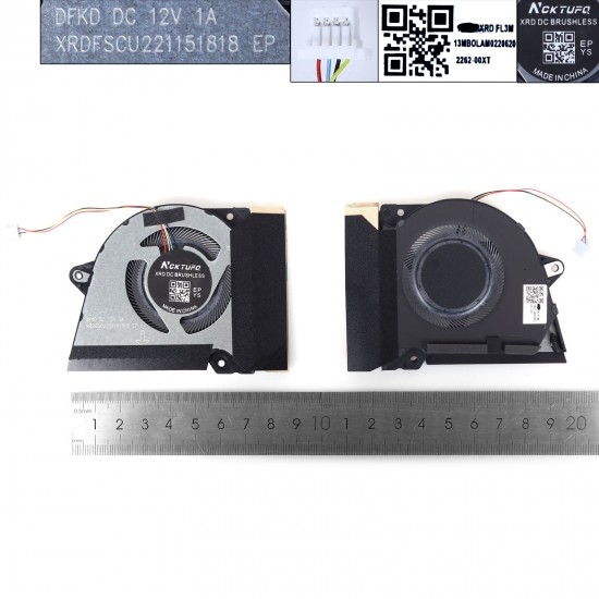 VENTILADOR CPU PARA PORTÁTIL ASUS GA401Q GA401QC QE QH GA401QM GA401IHR