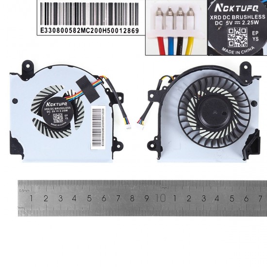 VENTILADOR GPU PARA PORTÁTIL MSI GF75 MS-17F1 17F2 17F4 17F5 N415 N416 VENTILADOR GPU PARA PORTÁTIL MSI GF75 MS-17F1 17F2 17F4 17F5 N415 N416