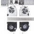 VENTILADORES PARA PORTÁTIL HP 16-D/E TPN-Q263 Q264 M75721 M75723 60W NEGRO