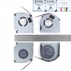 VENTILADOR CPU+GPU PARA PORTÁTIL GIGABYTE G5 KD MD GD GIGABYTE G7 MD GD AORUS 7 SB KB MB