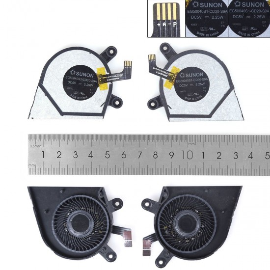 VENTILADORES PARA PORTÁTIL LENOVO YOGA 730 730-13IKB EG50040S1-CD20-S9A CD30-S9A