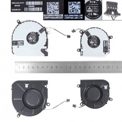 VENTILADORES CPU + GPU PARA PORTÁTIL HP 15M-EU 15M-ES 15T-ES 15Z-EU 15-EU/ES W149 W150 DFS5K22B05673A DSF5K12114262C GRIS