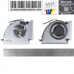 VENTILADOR CPU + GPU PARA PORTÁTIL MSI WE76 GE76 GP76 MS-17K3 17K2 17K1 12V 1A