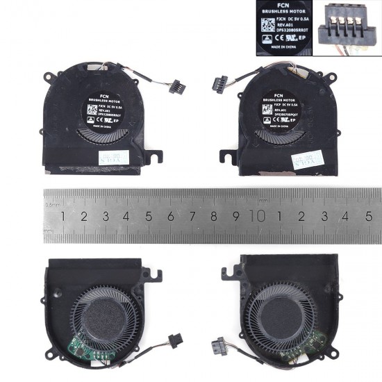 VENTILADOR CPU + GPU PARA PORTÁTIL HP ELITEBOOK X360 1020 G2 ND55C29-16K22