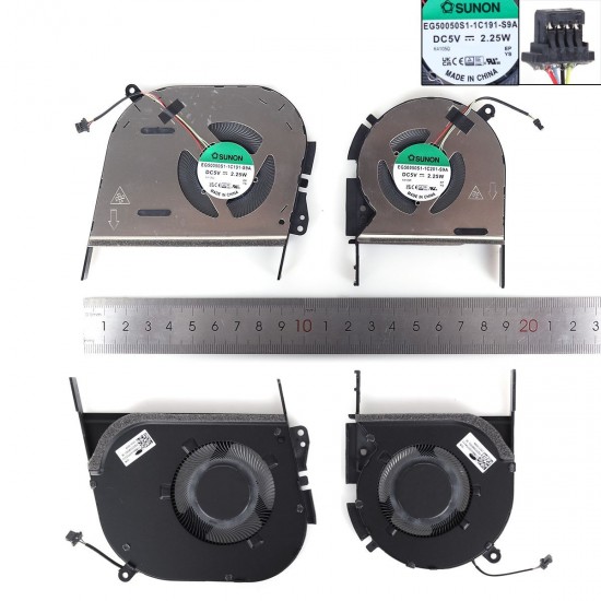 VENTILADOR CPU+GPU PARA PORTÁTIL ASUS VIVOBOOK PRO 15 OLED K3500 M3500Q M6500 M7600Q