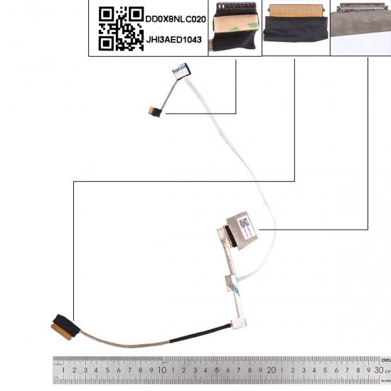 CABLE FLEX PARA PORTÁTIL HP PROBOOK 450 G7 455 G7 DD0X8NLC000, DD0X8NLC010, DD0X8NLC020, L91063-001