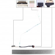 CABLE FLEX PARA PORTÁTIL LENOVO 15ALC 2020 GS55J DC02C00QR10 DC02C00QR20 40 PINES