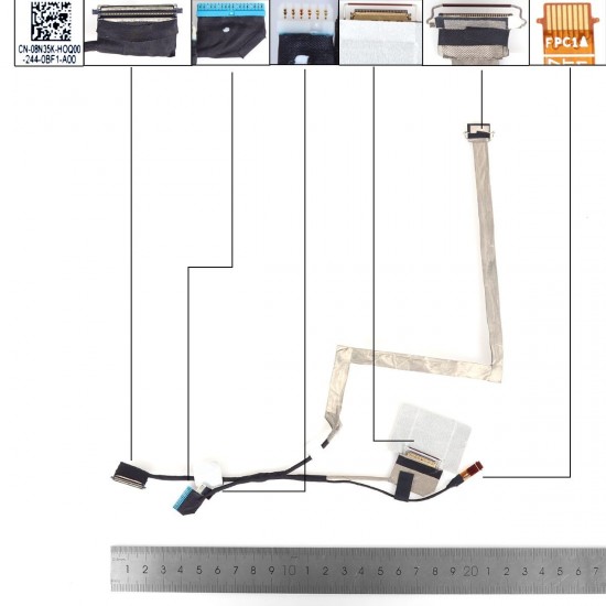 CABLE FLEX PARA PORTÁTIL DELL LATITUDE 7430 E7430 08N35K DC02C00VN00 FHD 30 PINES