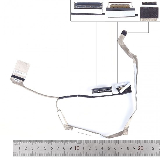 CABLE FLEX PARA PORTÁTIL DELL LATITUDE 5520 5521 PRECISION 3520 3521 01DVTD 450.0M602.0002 SIN TÁCTIL 30 PINES