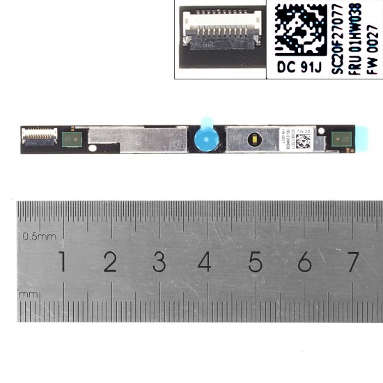 PLACA CÁMARA WEB PARA PORTÁTIL LENOVO THINKPAD T480S 01HW038 01HW039 01HW038 01HW039