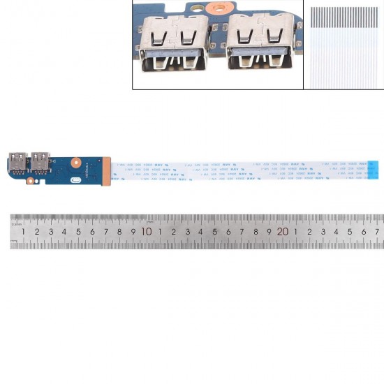 PLACA USB PARA PORTÁTIL HP 15S-DU 15S-DY 15-DW TPN-C139 LS-H327P 435OX632L01