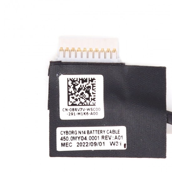 CABLE DE BATERÍA PARA PORTÁTIL DELL INSPIRON 5410 5415 5418 15PRO 5510 5515 5518 09M6D2 08RV7V 450.0MY04.0001