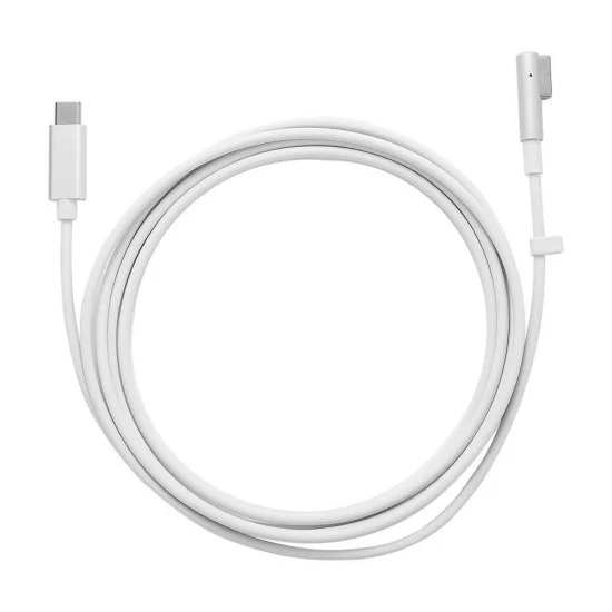 CABLE DE CARGA RÁPIDA PARA PORTÁTIL APPLE MACBOOK USB-C A MAGSAFE TIPO L CABLE DE CARGA RÁPIDA PARA PORTÁTIL APPLE MACBOOK USB-C A MAGSAFE TIPO L