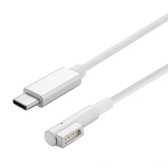 CABLE DE CARGA RÁPIDA PARA PORTÁTIL APPLE MACBOOK USB-C A MAGSAFE TIPO L CABLE DE CARGA RÁPIDA PARA PORTÁTIL APPLE MACBOOK USB-C A MAGSAFE TIPO L