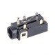 CONECTOR PARA AUTICULARES JACK 3,5 DIP DE 6 PINES SMD PJ-342E