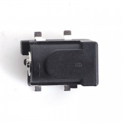 CONECTOR DC JACK 5,5X2,5MM COLOR NEGRO,