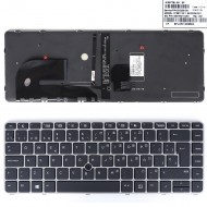 TECLADO RETROILUMINADO PARA PORTÁTIL HP 840 G3 745 G3 848 G3 840 G4 745 G4 ZBOOK 12-0155C-DZ01-K19 PLATA