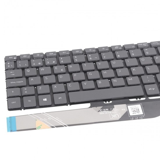 TECLADO RETROILUMINADO PARA PORTÁTIL DELL 7591 7590 P83F 5580 5584 5593 5598 GRIS