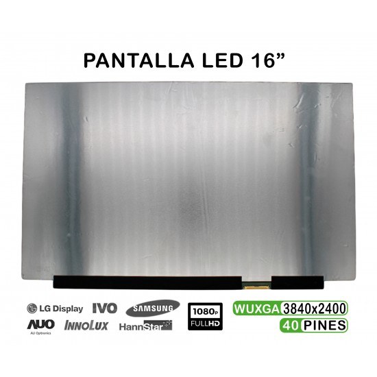 PANTALLA OLED DE 16" WQUXGA ATNA60YV02-0 40 PIN