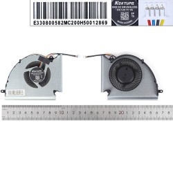 VENTILADOR CPU PARA PORTÁTIL MSI WE76 GE76 GP76 MS-17K3 17K2 17K1