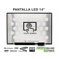 PANTALLA LED TÁCTIL 14" PARA PORTÁTIL TV140WTM-NH0 2160X1440 30 PINES
