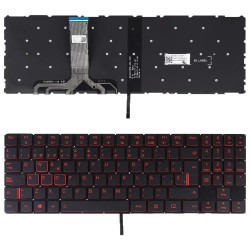 TECLADO RETROILUMINADO EN ROJO PARA PORTÁTIL LENOVO LEGION Y530 Y530-15ICH Y7000P-1060