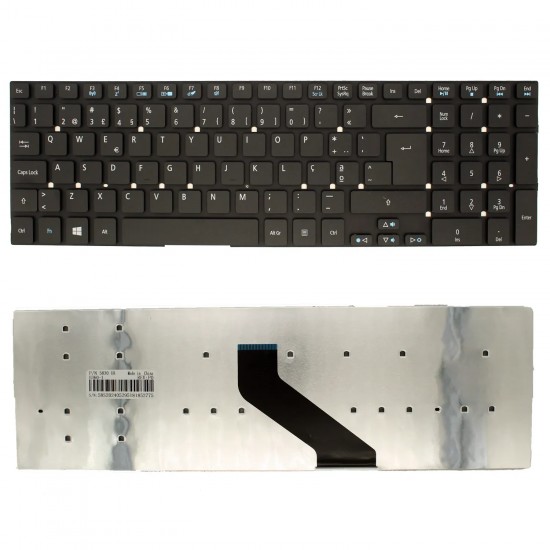 TECLADO PARA PORTÁTIL ACER ASPIRE 5755 5755G 5756G 5830 5830G V121702BK1 PORTUGUÉS