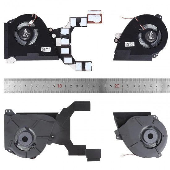 VENTILADORES CPU + GPU PARA PORTÁTIL ASUS GX501 GX501V GX501VSK ND75C19-17C10 ND75C18-17C09