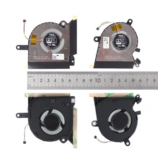 VENTILADORES CPU + GPU PARA PORTÁTIL ASUS GV301 GV301Q GV301QC GV301QE GV301QH